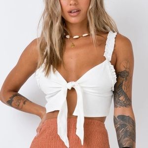 Zanzibar tie front top